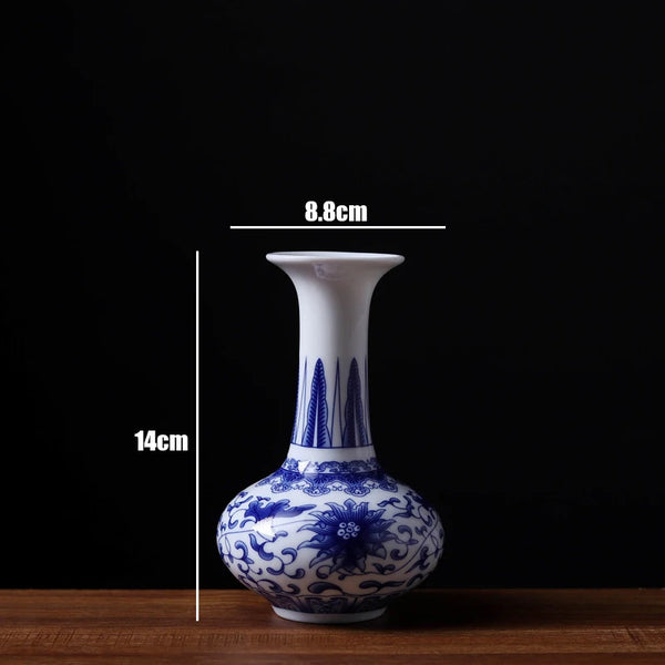 Blue White Porcelain Vase-ToShay.org