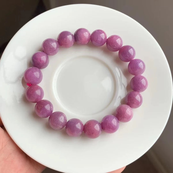 Red Ruby Bead Bracelet-ToShay.org
