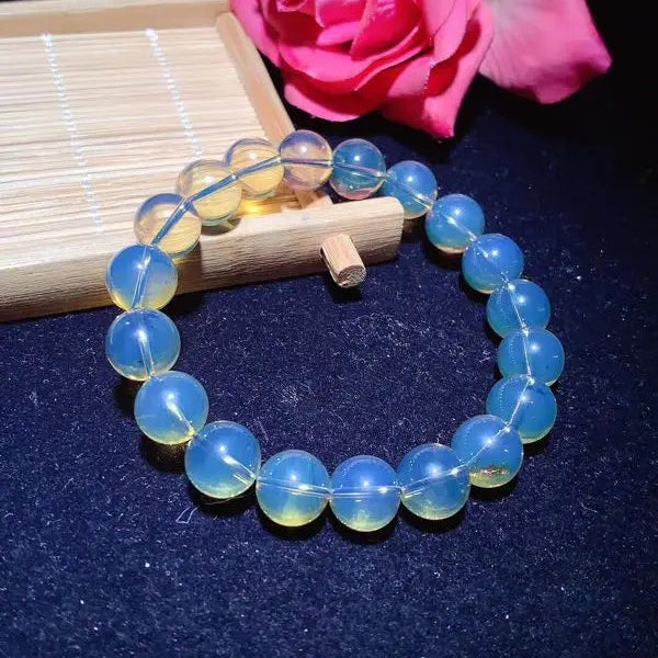 Blue Amber Bracelet-ToShay.org