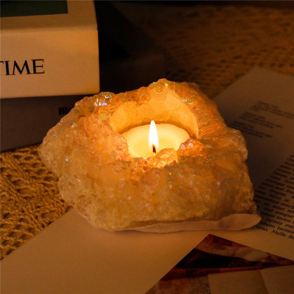 White Agate Tealight Holders-ToShay.org