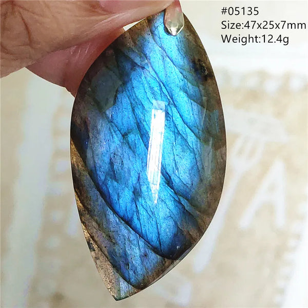Blue Light Labradorite Pendant-ToShay.org
