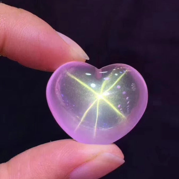 Pink Rose Quartz Heart Pendant-ToShay.org