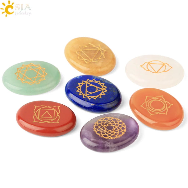 Chakra Palm Stone Set-ToShay.org