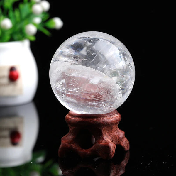 White Calcite Quartz Ball-ToShay.org