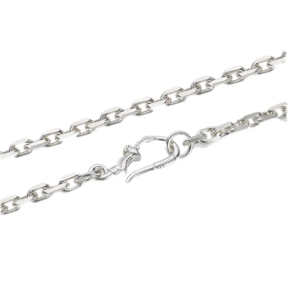 Silver Chain Necklace-ToShay.org