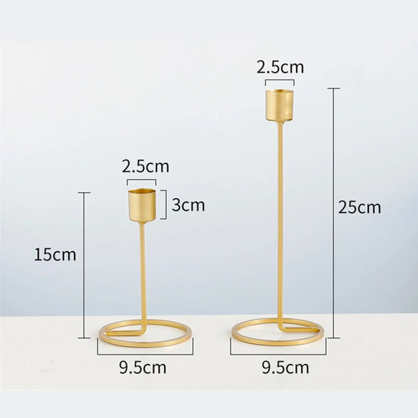 Gold Candlestick Holders-ToShay.org