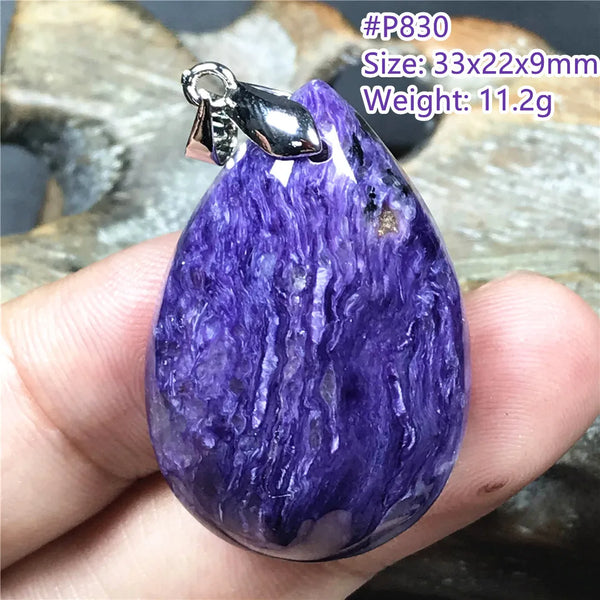 Purple Charoite Pendant-ToShay.org