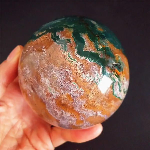 Yellow Marine Jasper Ball-ToShay.org
