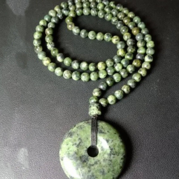 Green Jade Buckle Pendant-ToShay.org