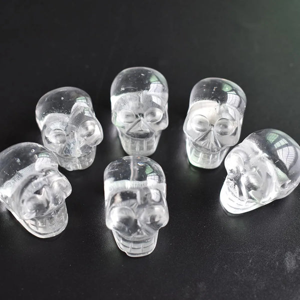 Clear Crystal Skull Beads-ToShay.org
