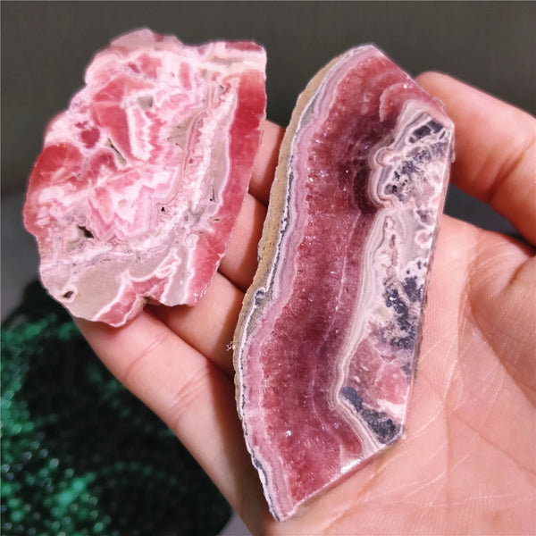 Pink Rhodochrosite Slab-ToShay.org