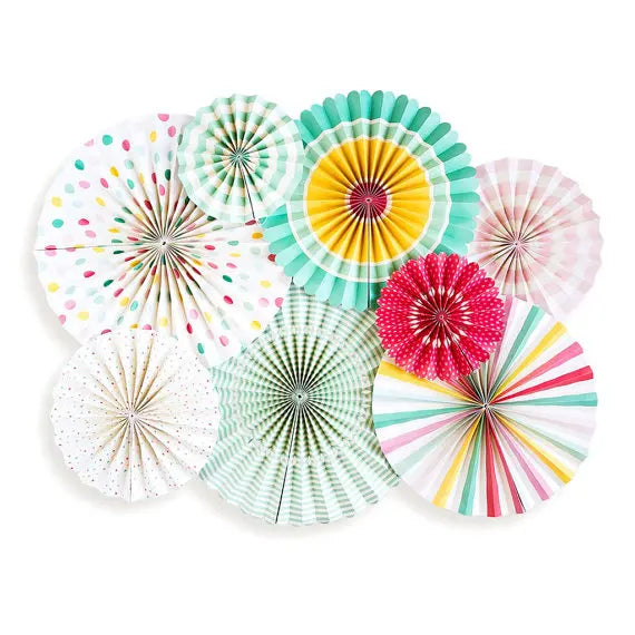 Paper Fan Rosettes-ToShay.org