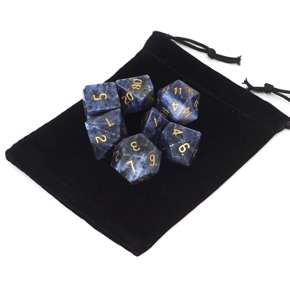 Mixed Crystal Platonic Solid Dice-ToShay.org