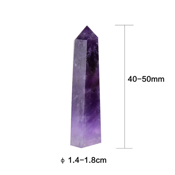 Purple Amethyst Crystal Point-ToShay.org