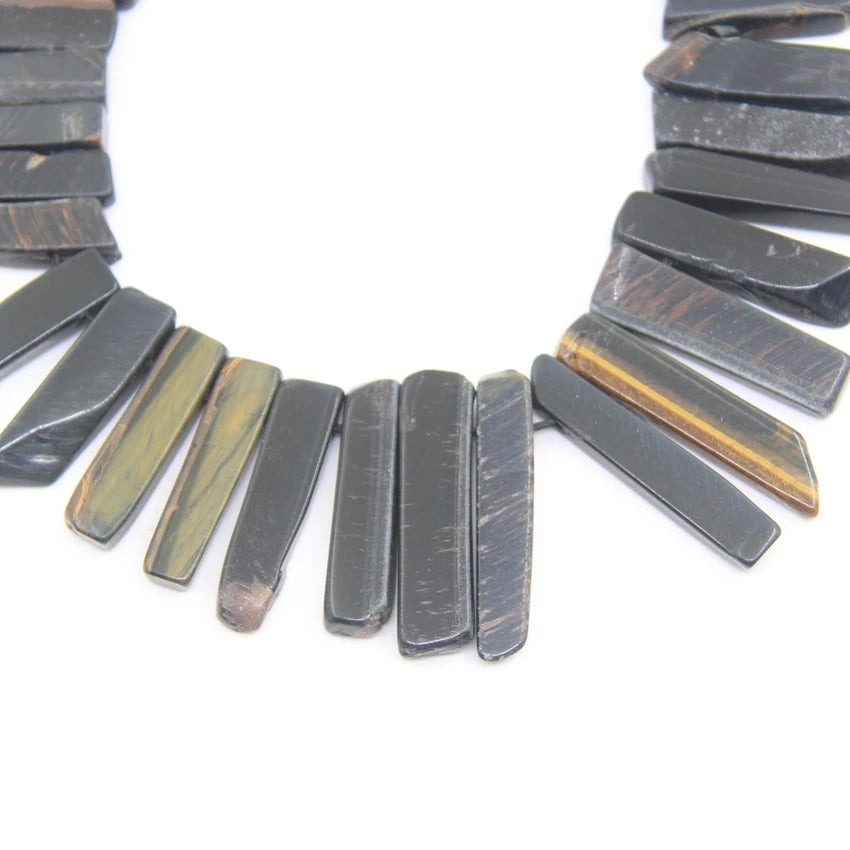 Blue Tiger Eye Chip Beads-ToShay.org