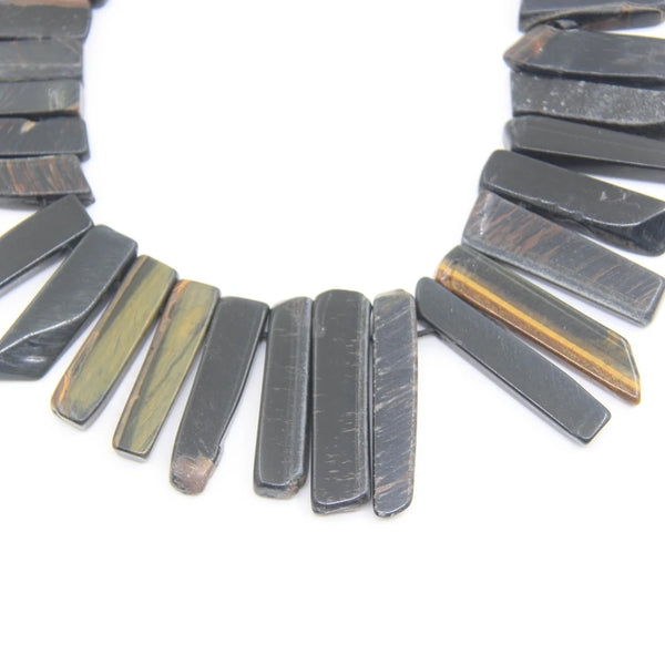 Blue Tiger Eye Chip Beads-ToShay.org