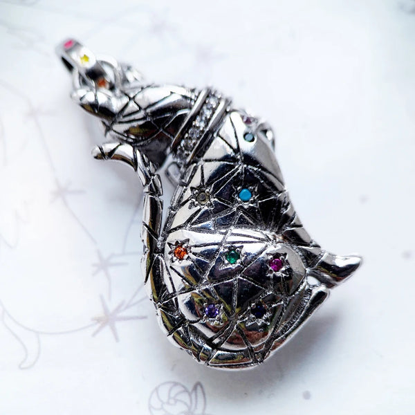 Silver Cat Pendant-ToShay.org