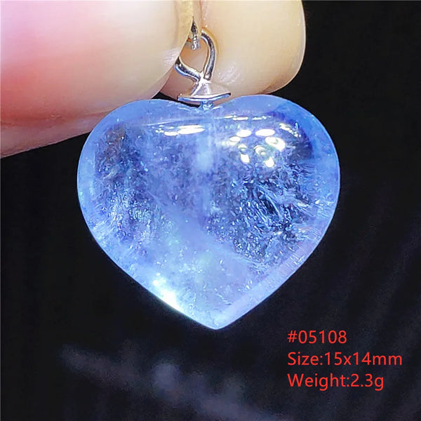 Blue Aquamarine Crystal Pendant-ToShay.org