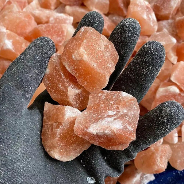 Orange Calcite Salt Stone-ToShay.org