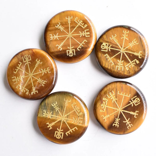 Crystal Compass Palm Stones-ToShay.org