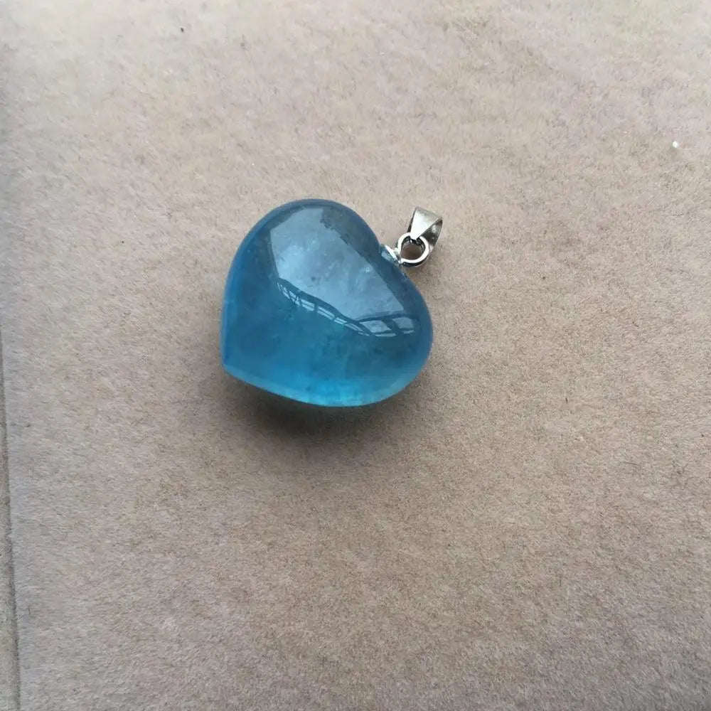 Blue Ice Aquamarine Pendant-ToShay.org