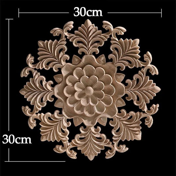 Wood Carved Flower Panel-ToShay.org