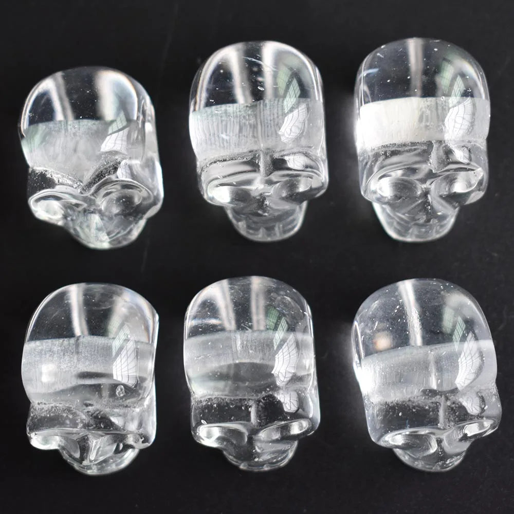 Clear Crystal Skull Beads-ToShay.org