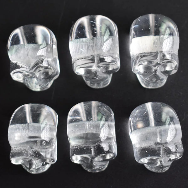 Clear Crystal Skull Beads-ToShay.org