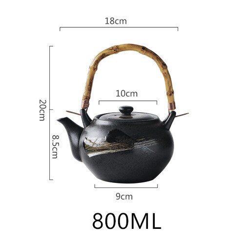 Glazed Ceramic Teapot-ToShay.org