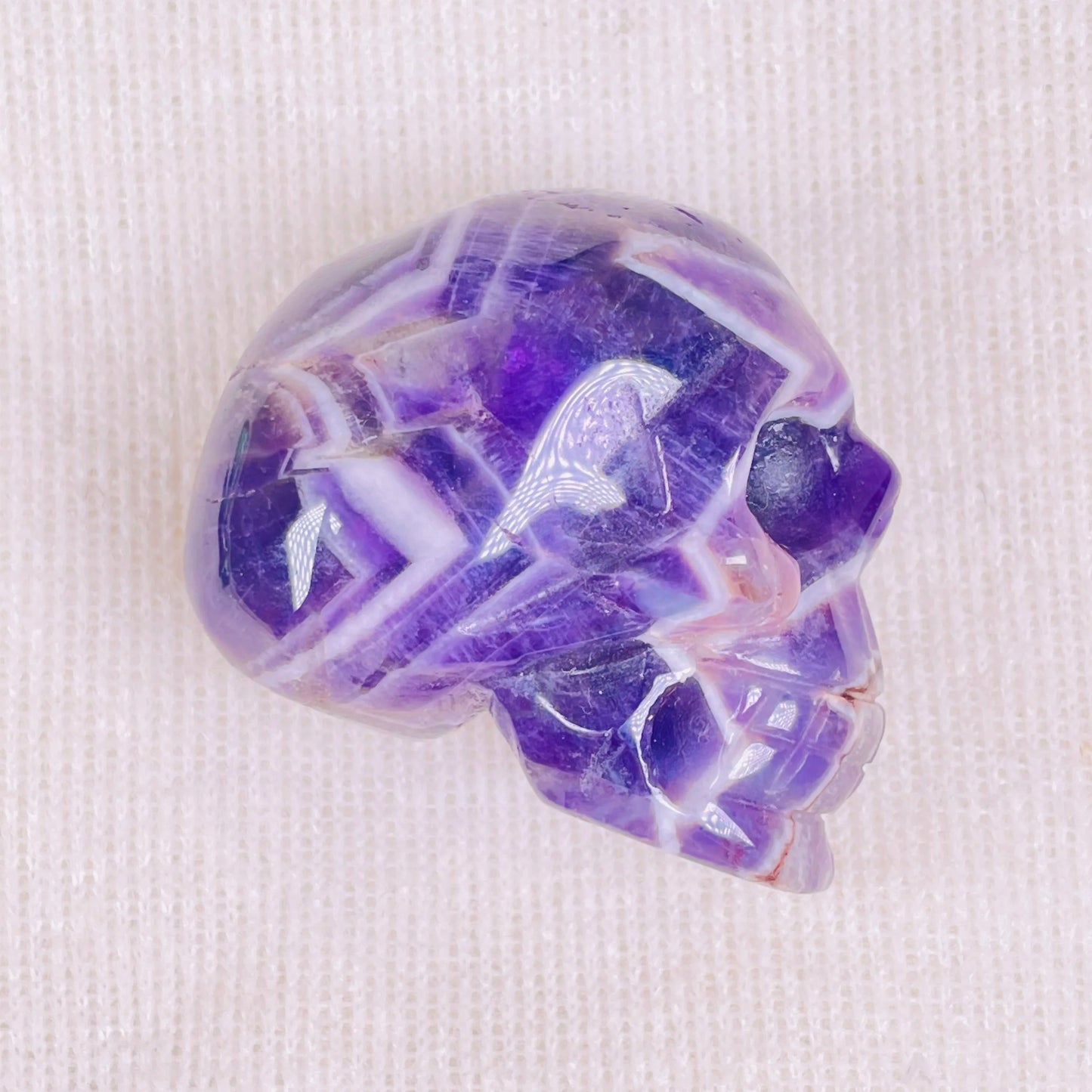 Purple Amethyst Skull-ToShay.org