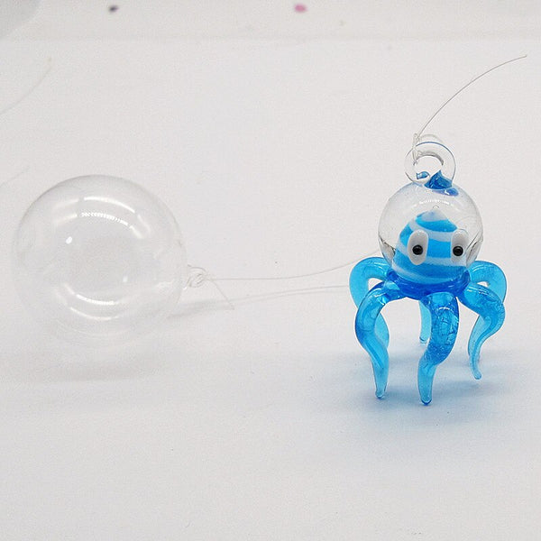 Glass Octopus Pendant-ToShay.org