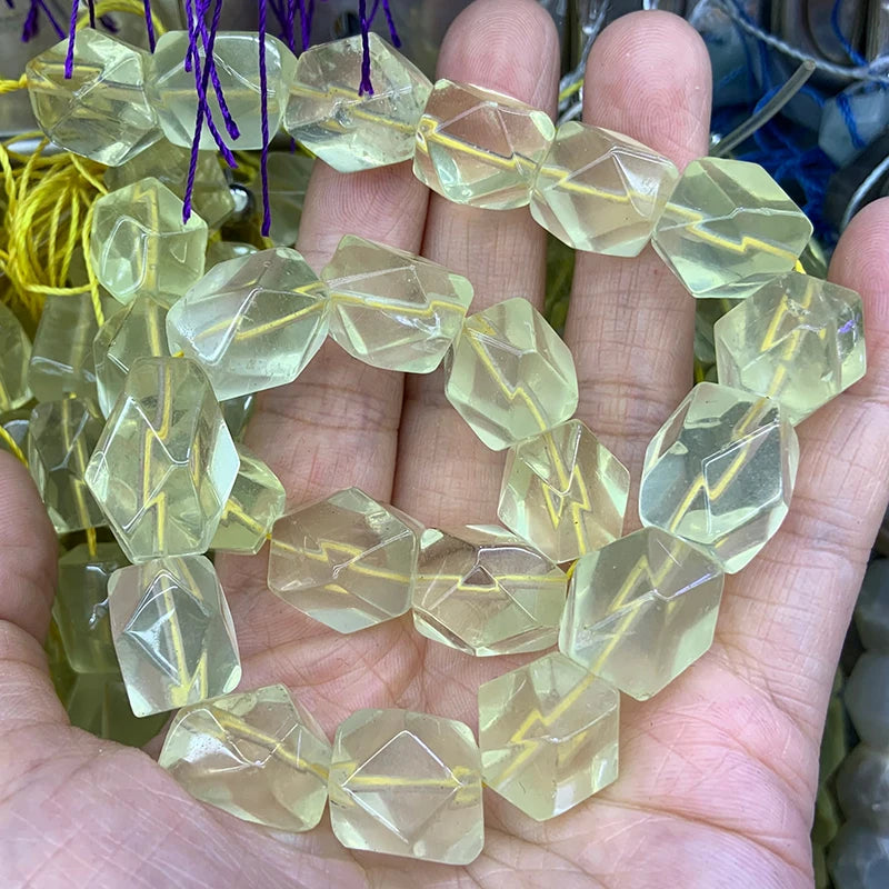 Yellow Lemon Quartz Beads-ToShay.org