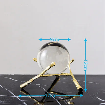 Gold Crystal Ball Stand-ToShay.org