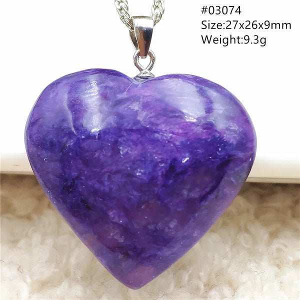 Purple Charoite Pendant-ToShay.org
