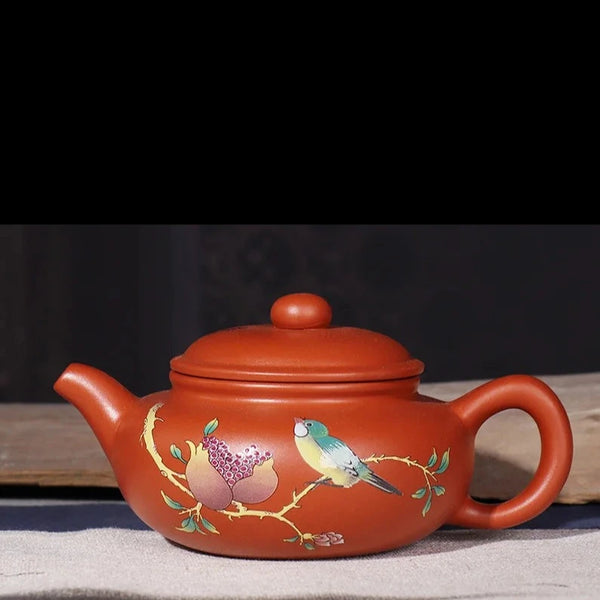 Yixing Painted Clay Teapot-ToShay.org
