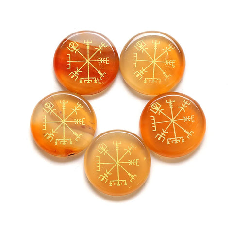 Crystal Compass Palm Stones-ToShay.org