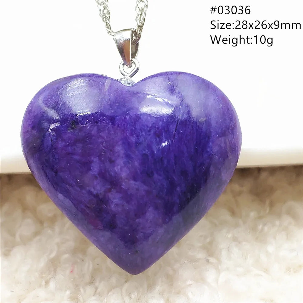 Purple Charoite Pendant-ToShay.org