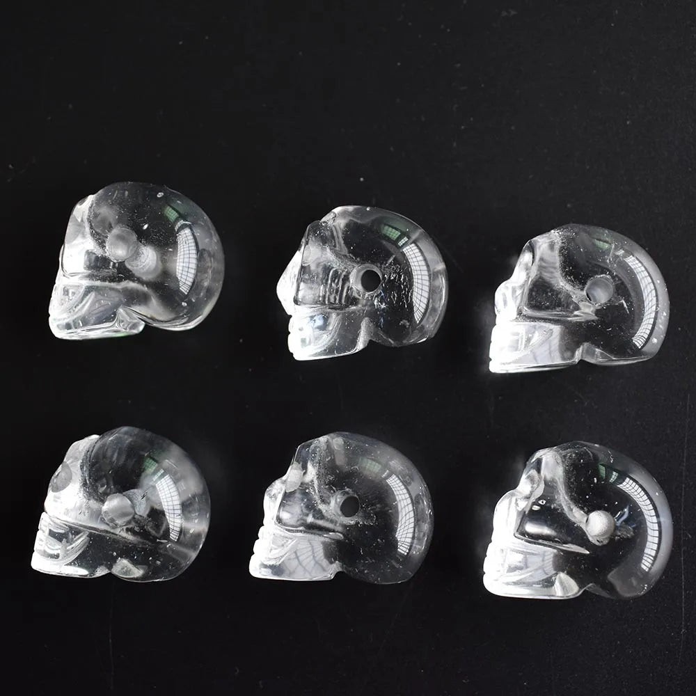 Clear Crystal Skull Beads-ToShay.org