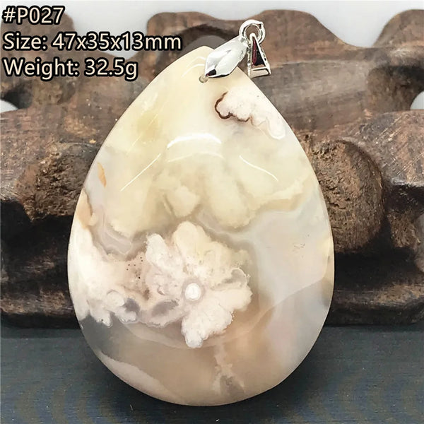 Pink Cherry Agate Pendant-ToShay.org