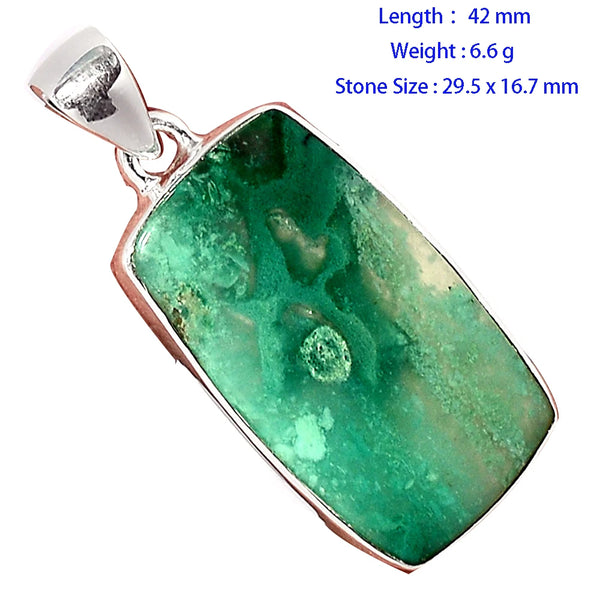 Green Metrolite Emerald Pendant-ToShay.org