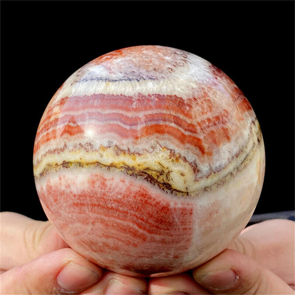 Red Pork Stone Ball-ToShay.org