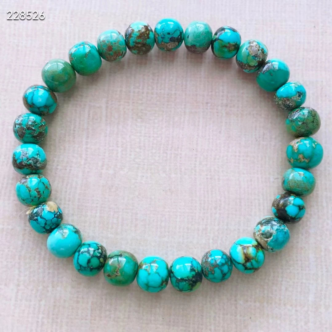 Green Turquoise Bead Bracelet-ToShay.org