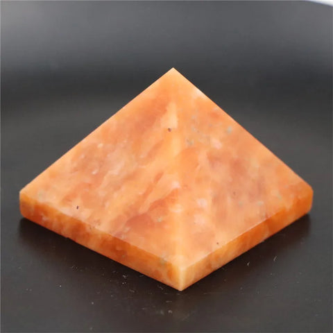 Orange Sunstone Pyramid-ToShay.org
