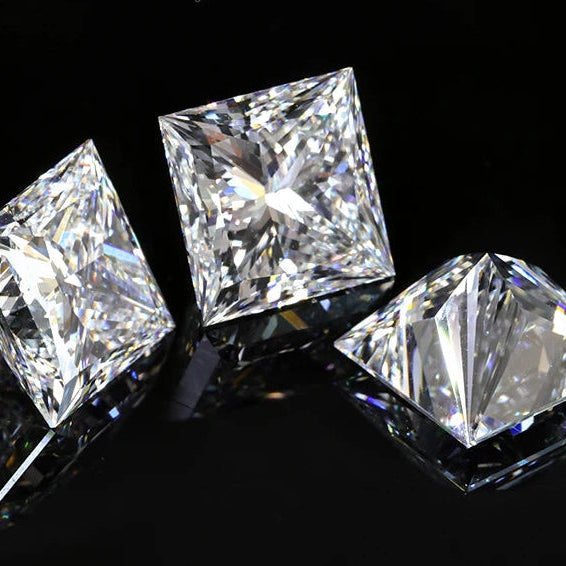 Clear Faceted Diamonds-ToShay.org