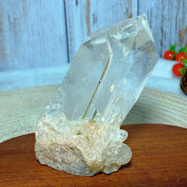 Clear Rainbow Quartz Crystal Tower-ToShay.org