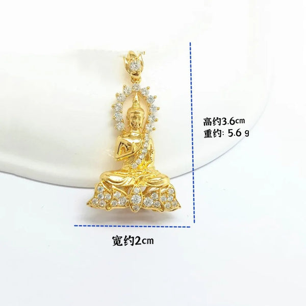 Gold Buddha Necklace-ToShay.org