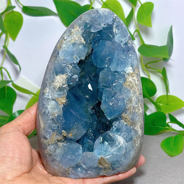 Blue Celestite Cluster-ToShay.org