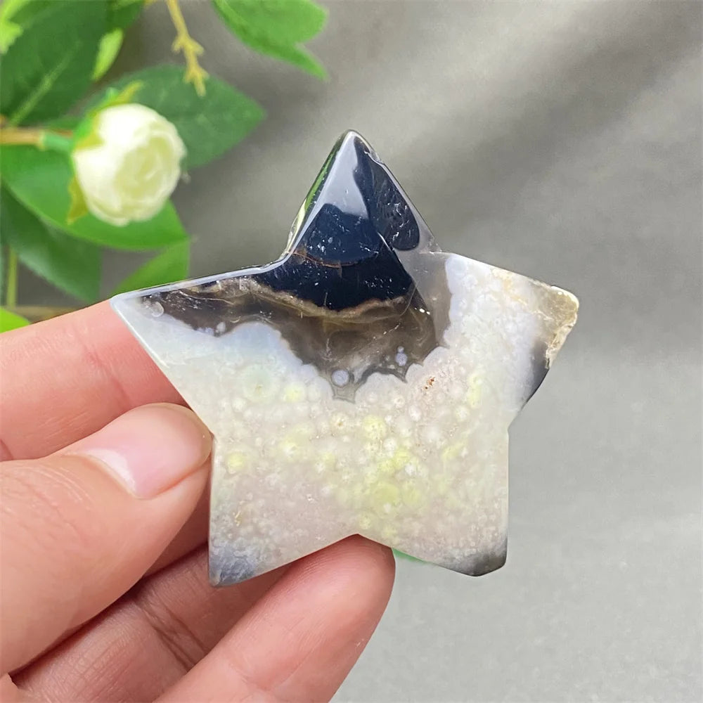 Black Cherry Blossom Agate-ToShay.org