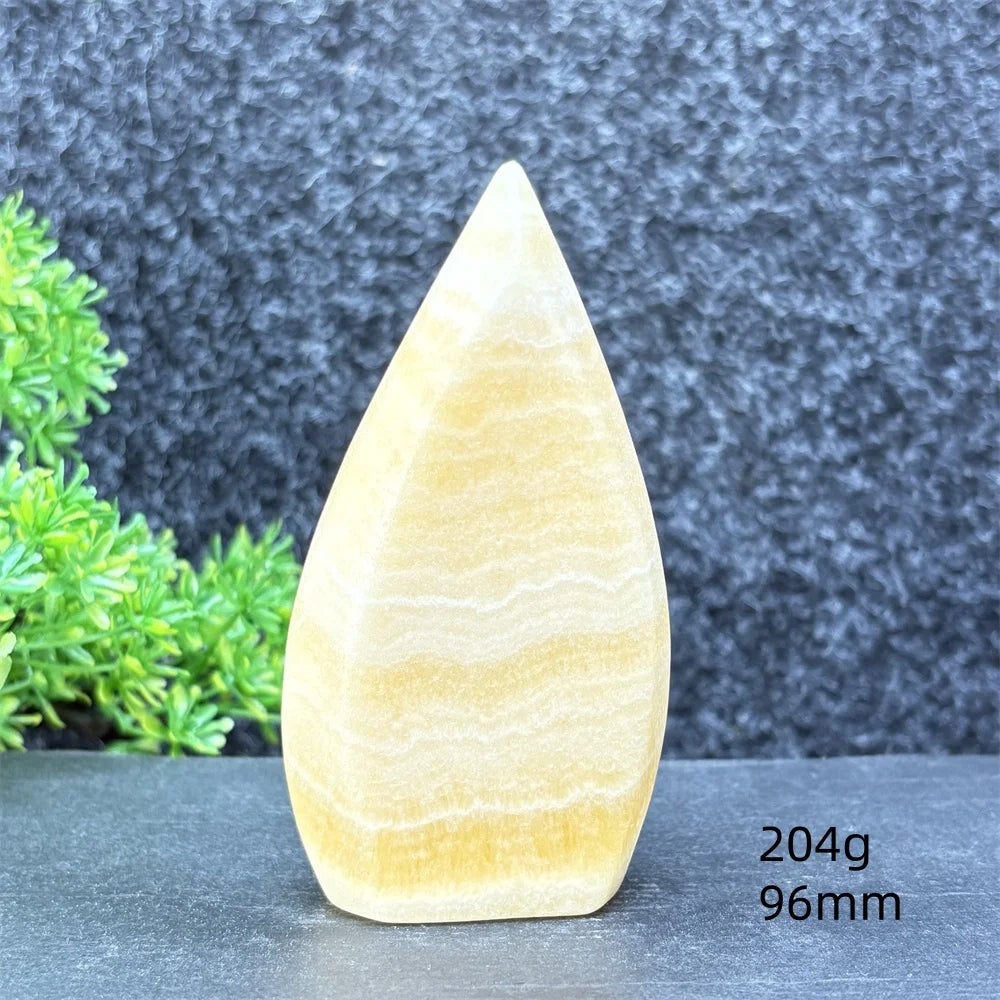 Yellow Striped Crystal Tower-ToShay.org