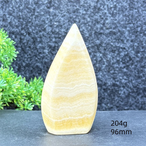 Yellow Striped Crystal Tower-ToShay.org
